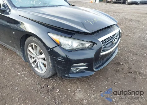 2015 Infiniti Q50 Premium from USA, damaged, VIN JN1BV7AP4FM354963